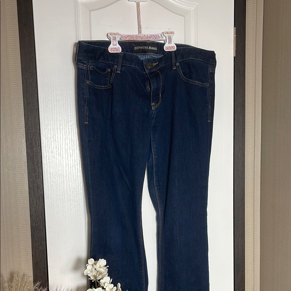 Express Dark Blue Women's Jeans
